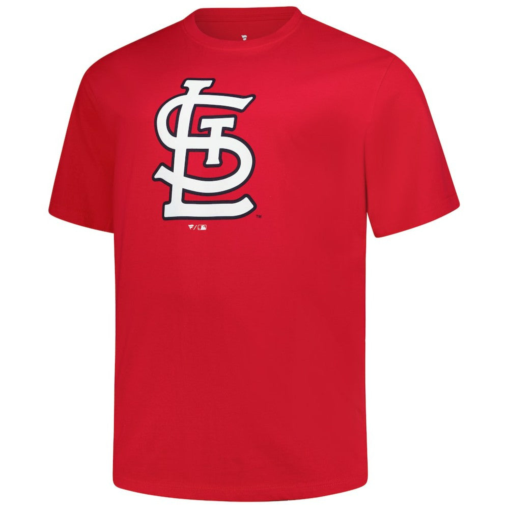 St. Louis Cardinals Profile Big & Tall Primary Logo T-Shirt Navy