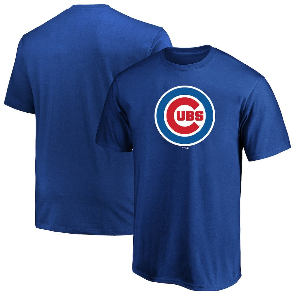 Chicago Cubs Profile Big & Tall Primary Logo T-Shirt Royal