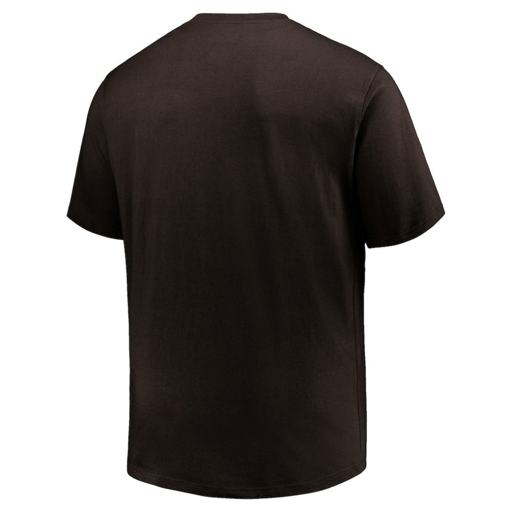 San Diego Padres Profile Big & Tall Primary Logo T-Shirt Brown