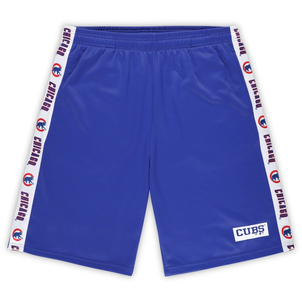 Chicago Cubs Profile Big & Tall Fleece Shorts Royal
