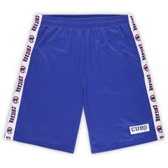 Chicago Cubs Profile Big & Tall Fleece Shorts Royal