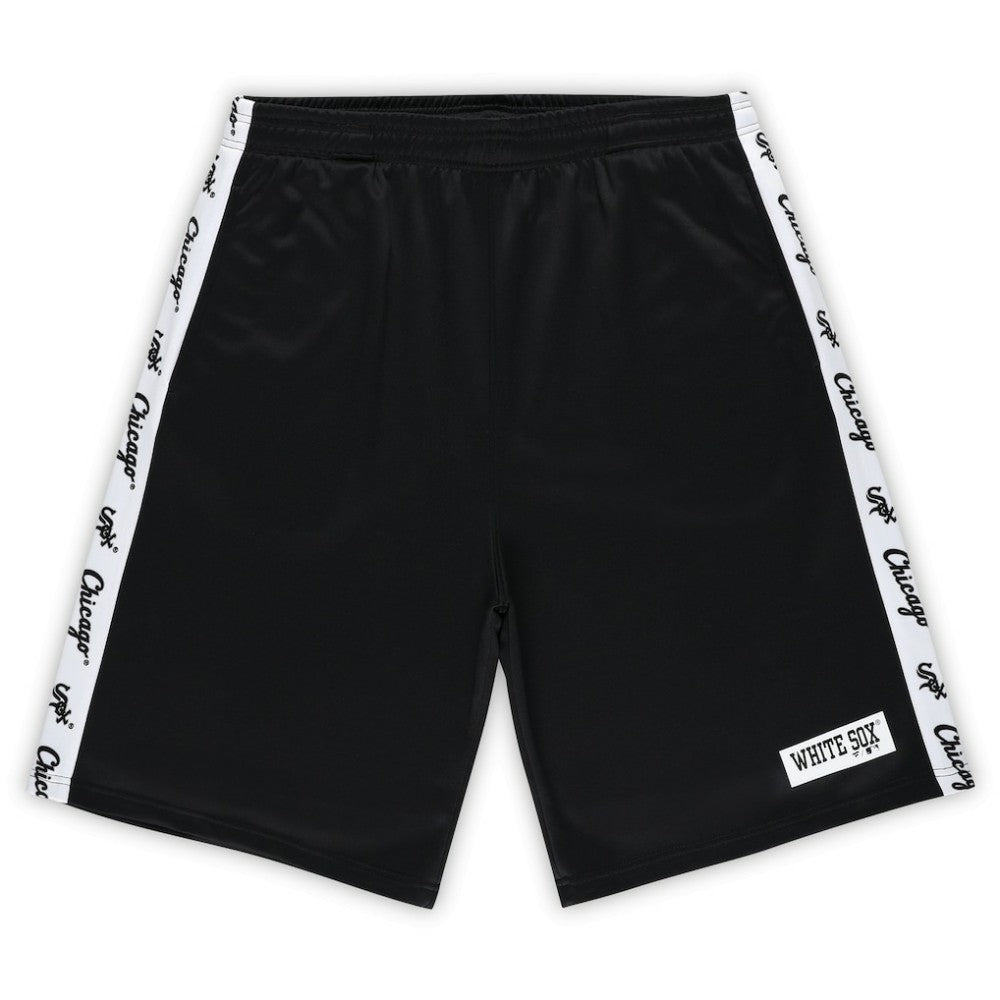 Chicago White Sox Profile Big & Tall Fleece Shorts Black