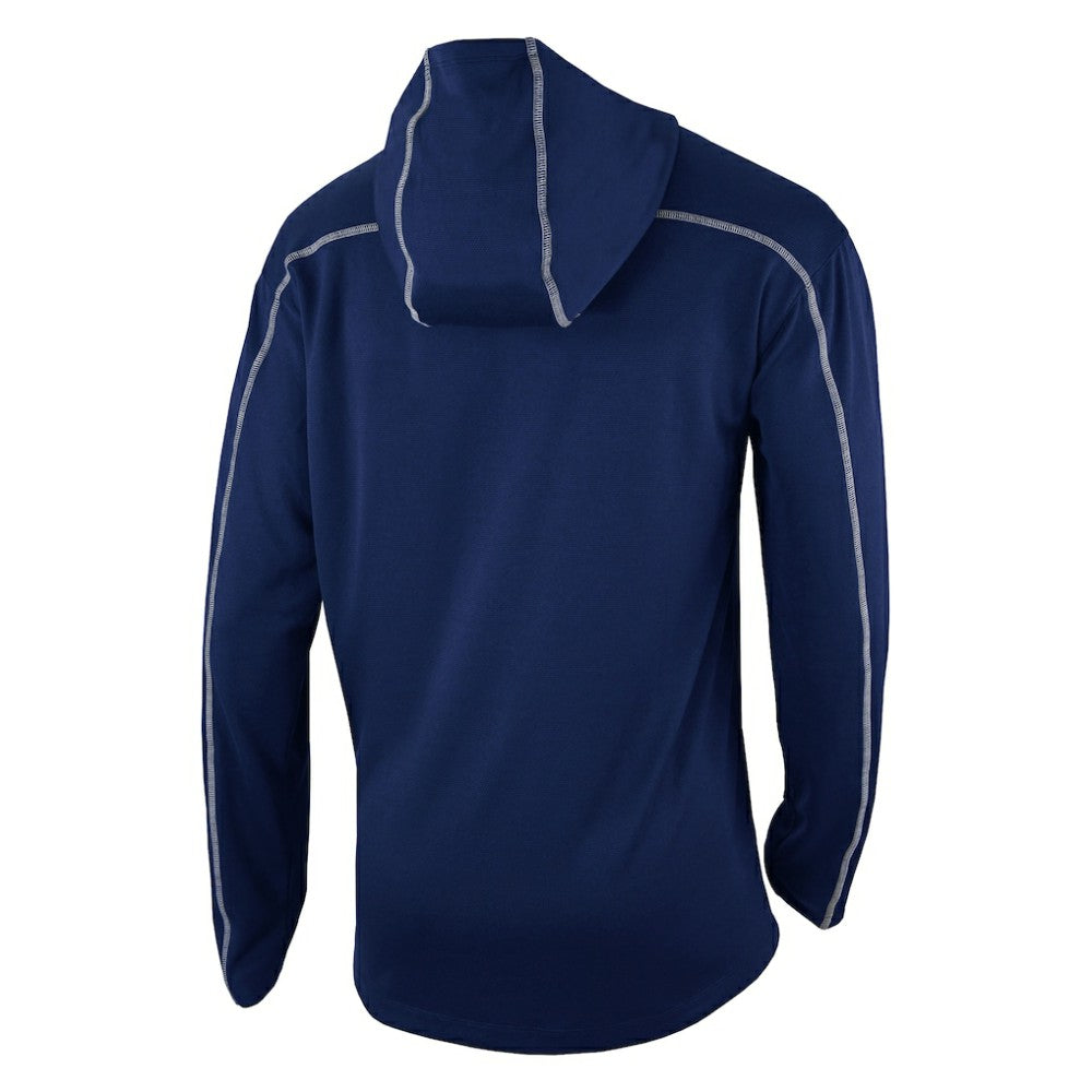 Colorado Avalanche Columbia Omni-Wick Shotgun Long Sleeve Hoodie T-Shirt Navy