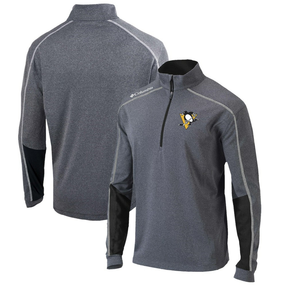 Pittsburgh Penguins Columbia Omni-Wick Shotgun 2.0 Quarter-Zip Pullover Top Gray/Black