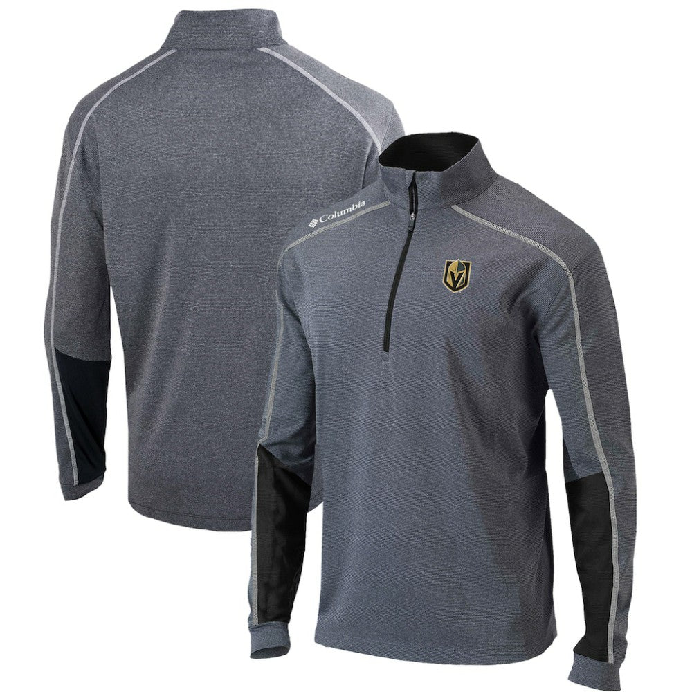 Vegas Golden Knights Columbia Omni-Wick Shotgun 2.0 Quarter-Zip Pullover Top Gray/Black