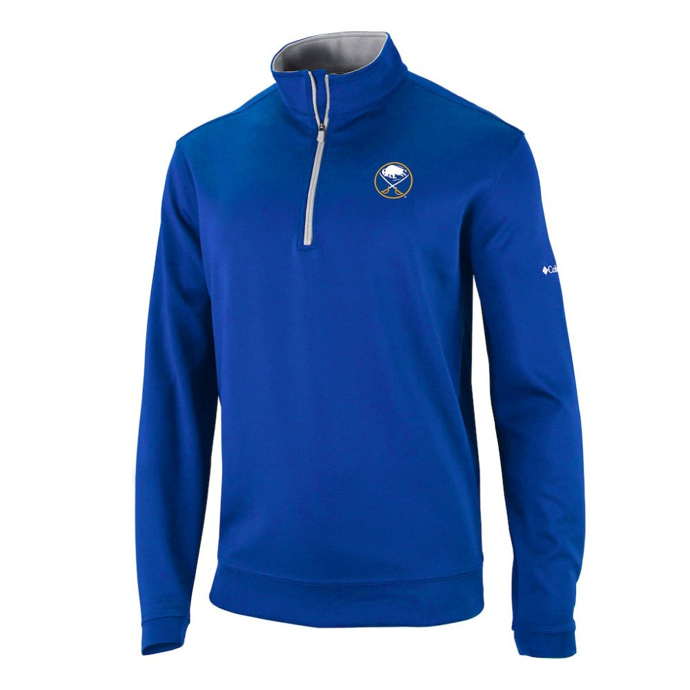 Buffalo Sabres Columbia Omni-Wick Wickhams Hills Half-Zip Pullover Top Royal