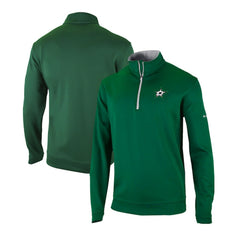 Dallas Stars Columbia Omni-Wick Wickhams Hills Half-Zip Pullover Top Green