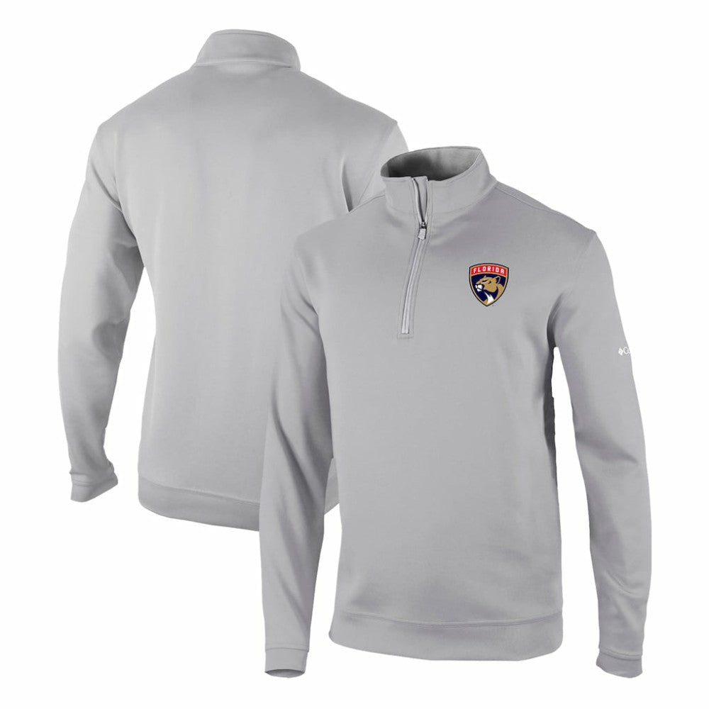 Florida Panthers Columbia Omni-Wick Wickhams Hills Half-Zip Pullover Top Gray
