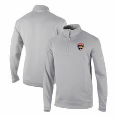 Florida Panthers Columbia Omni-Wick Wickhams Hills Half-Zip Pullover Top Gray