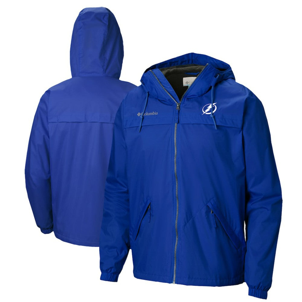 Tampa Bay Lightning Columbia Oroville Creek Lightweight Full-Zip Windbreaker Jacket Blue