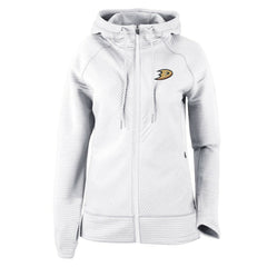 Anaheim Ducks Columbia Women's Omni-Wick Pack It Up Full-Zip Jacket White