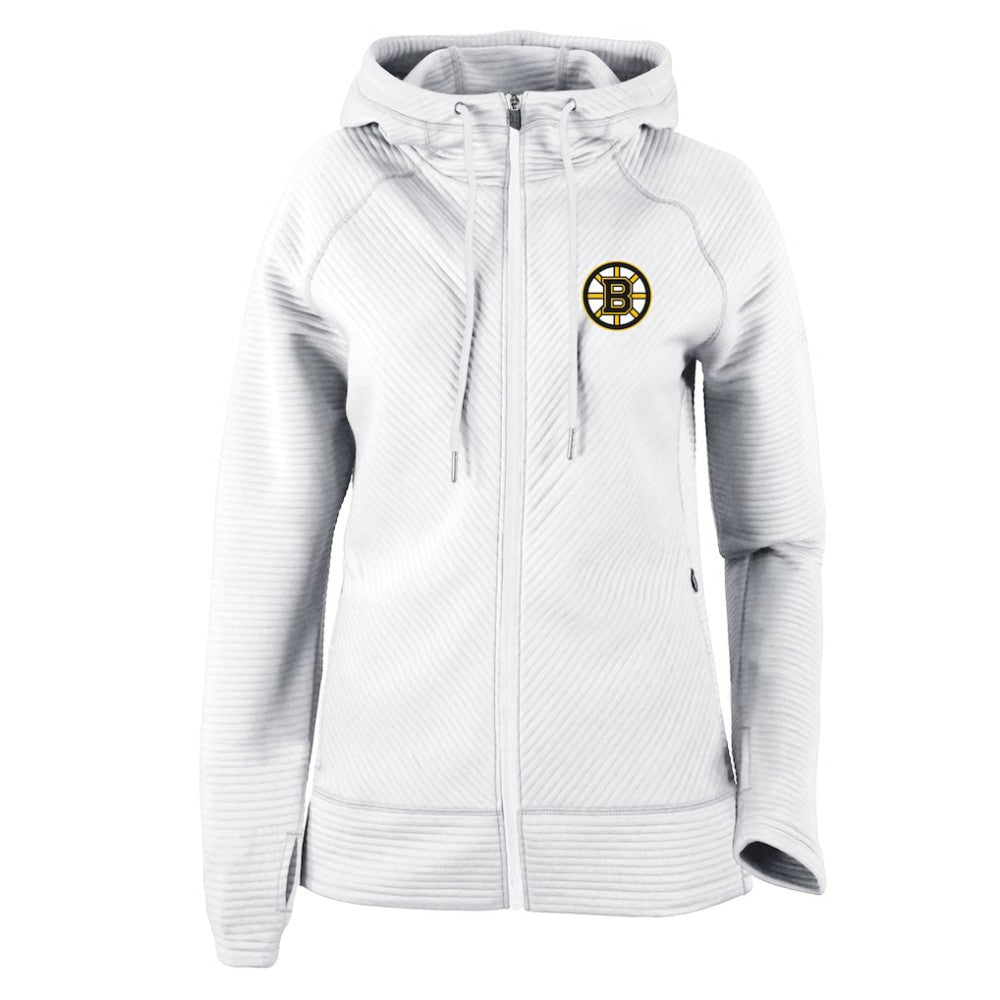 Boston Bruins Columbia Women's Omni-Wick Pack It Up Full-Zip Jacket White