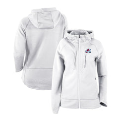 Colorado Avalanche Columbia Women's Omni-Wick Pack It Up Full-Zip Jacket White