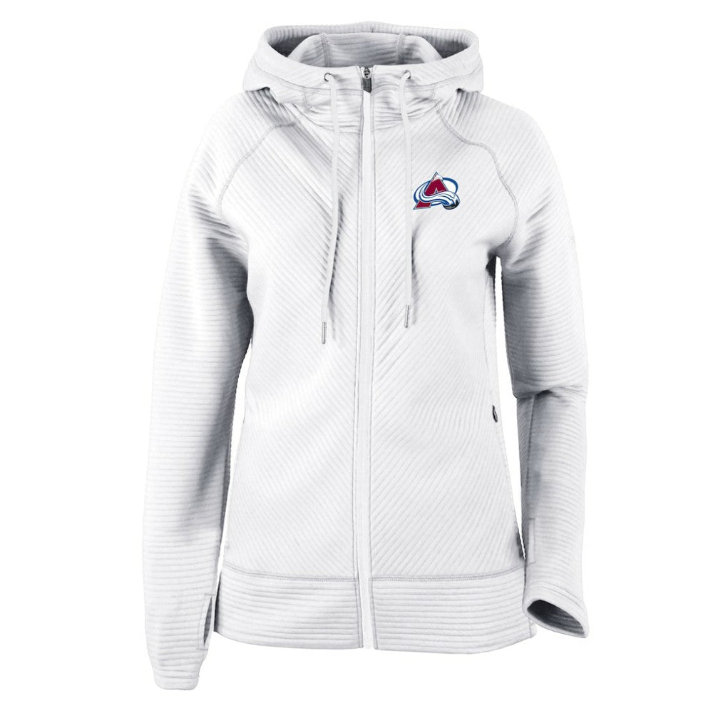 Colorado Avalanche Columbia Women's Omni-Wick Pack It Up Full-Zip Jacket White
