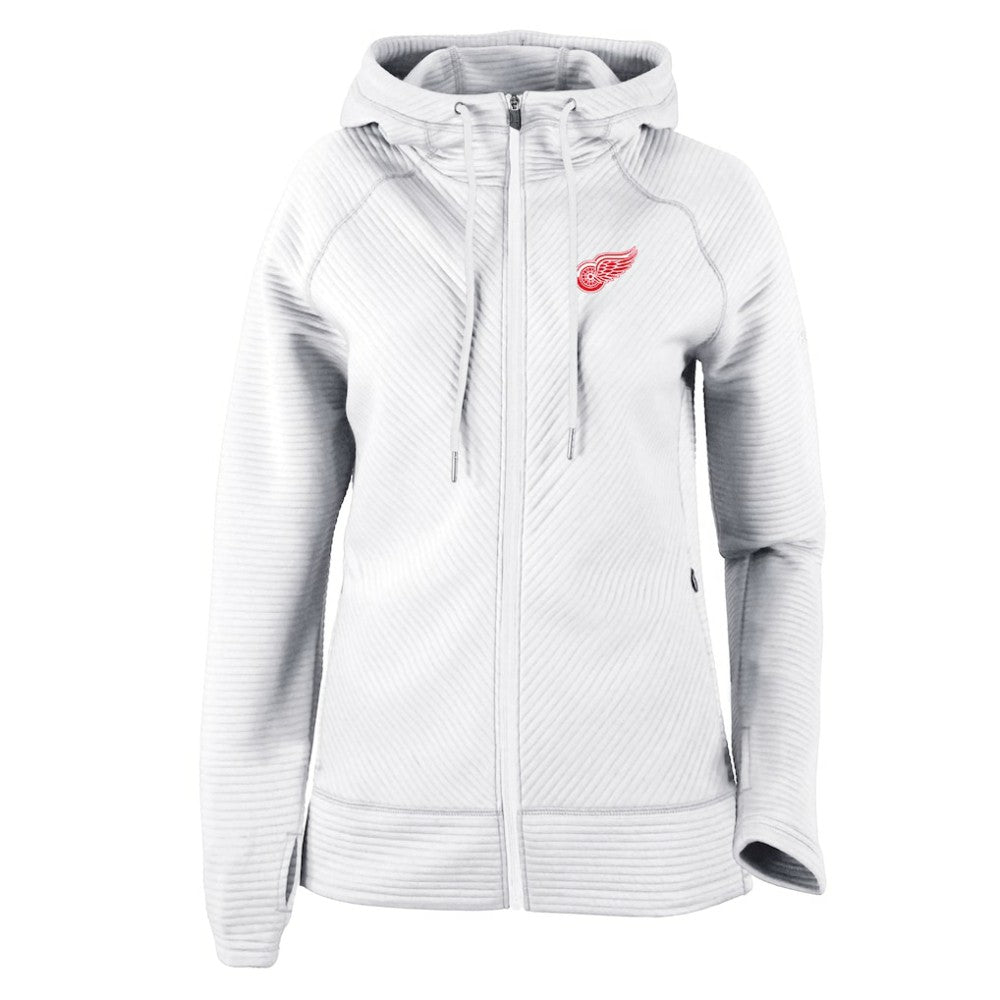 Detroit Red Wings Columbia Women's Omni-Wick Pack It Up Full-Zip Jacket White