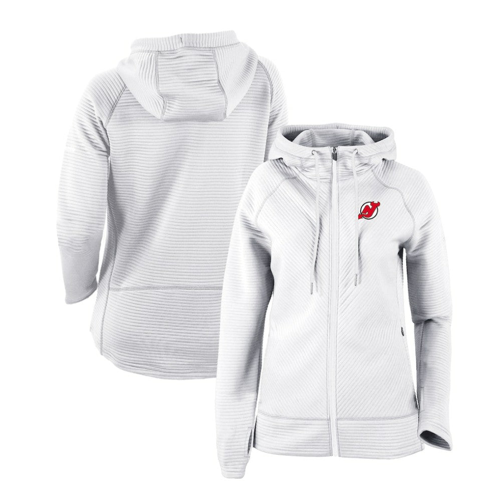 New Jersey Devils Columbia Women's Omni-Wick Pack It Up Full-Zip Jacket White