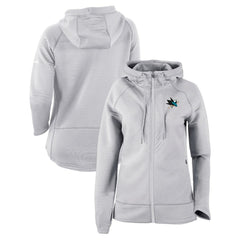 San Jose Sharks Columbia Women's Omni-Wick Pack It Up Full-Zip Jacket Gray
