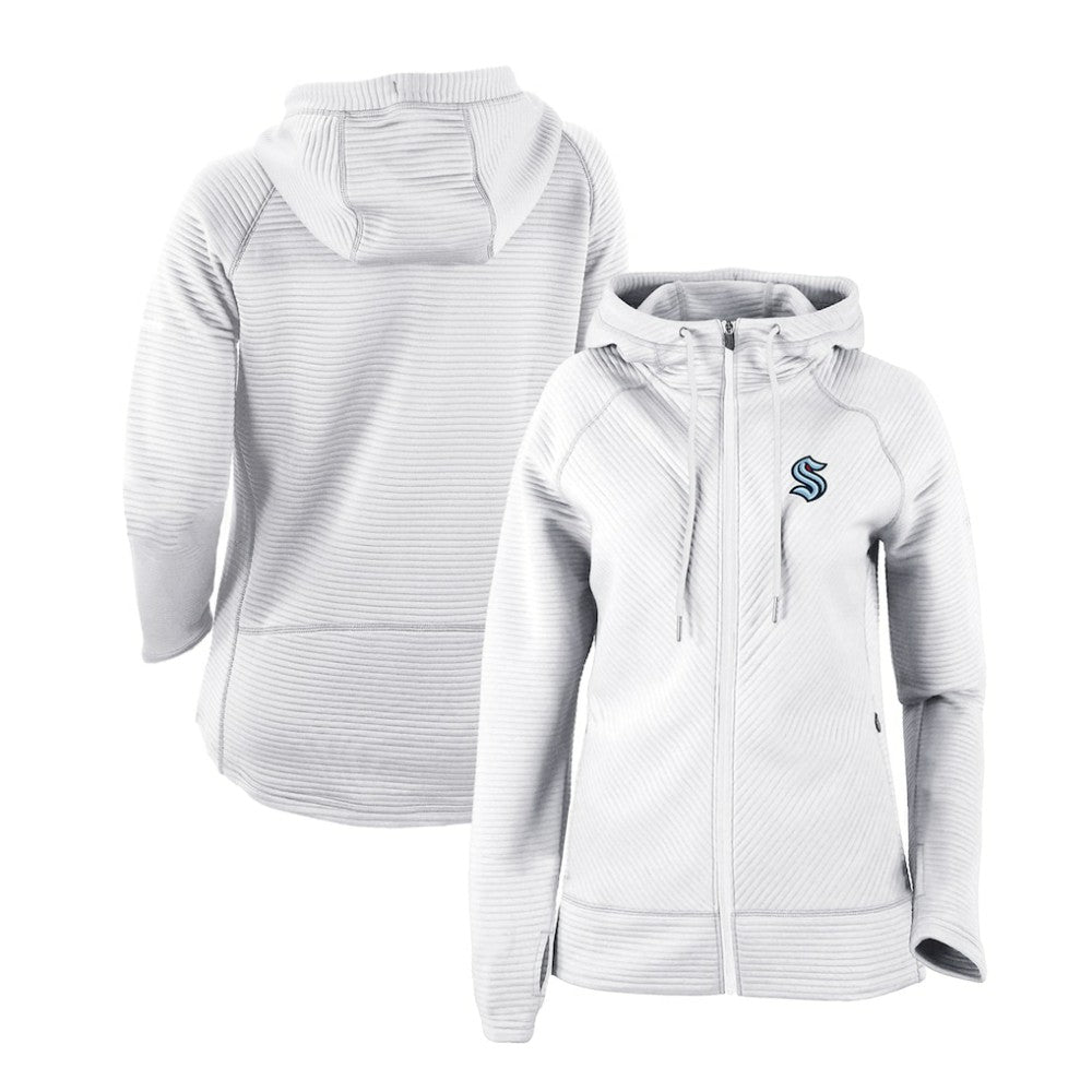 Seattle Kraken Columbia Women's Omni-Wick Pack It Up Full-Zip Jacket White