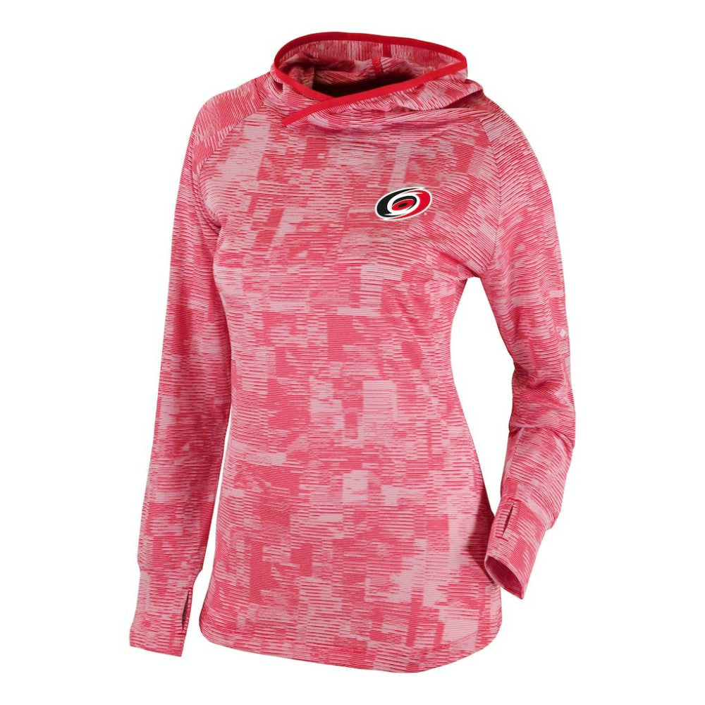 Carolina Hurricanes Columbia Women's Omni-Wick Sunday Ball Pullover Hoodie Red
