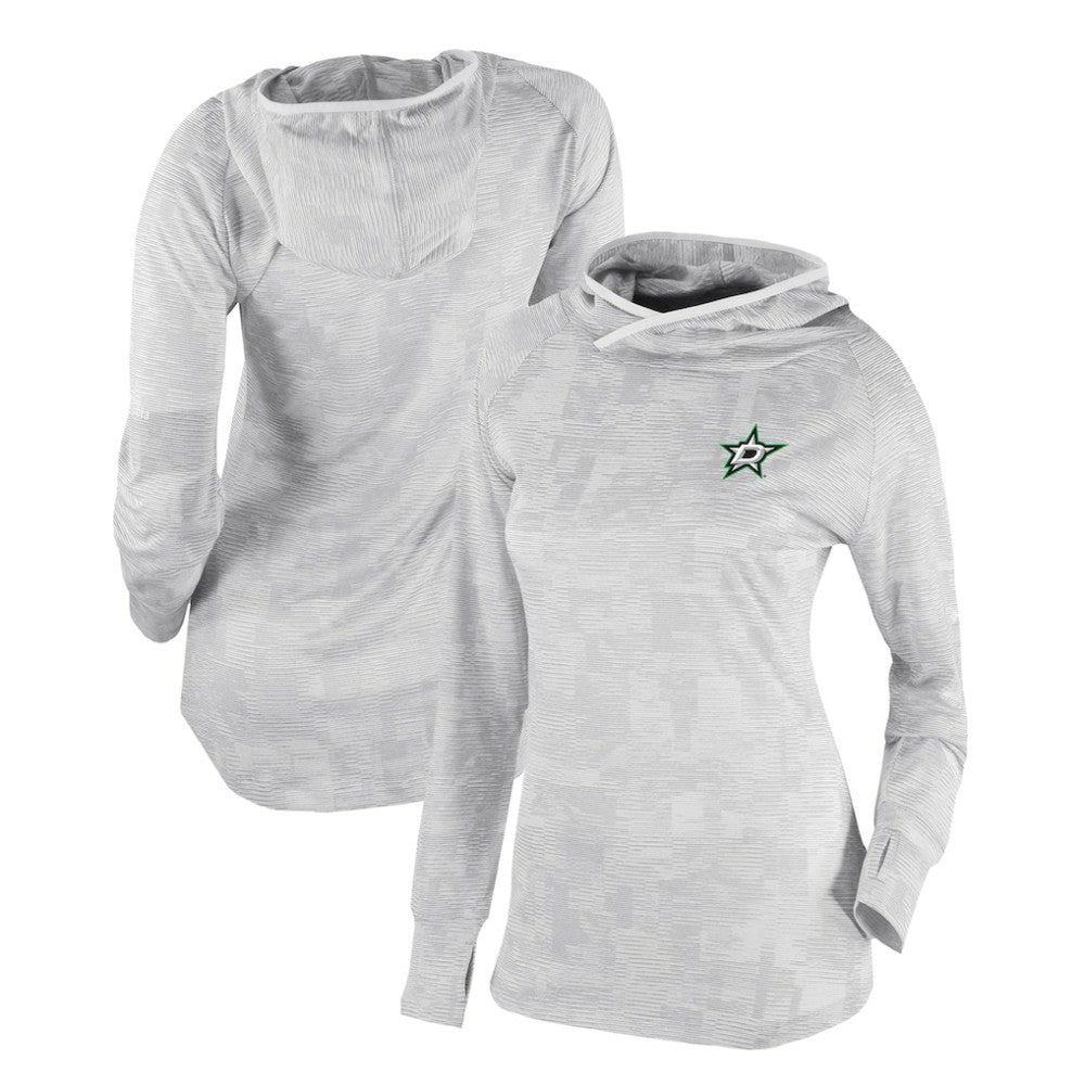 Dallas Stars Columbia Women's Omni-Wick Sunday Ball Pullover Hoodie White