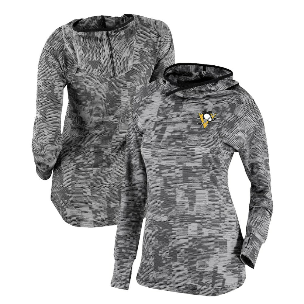 Pittsburgh Penguins Columbia Women's Omni-Wick Sunday Ball Pullover Hoodie Black