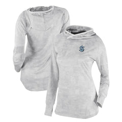 Seattle Kraken Columbia Women's Omni-Wick Sunday Ball Pullover Hoodie White