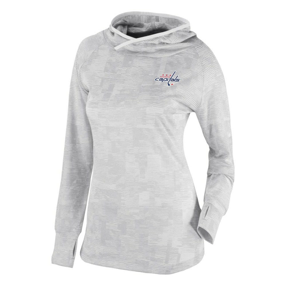 Washington Capitals Columbia Women's Omni-Wick Sunday Ball Pullover Hoodie White