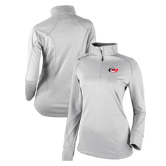 Carolina Hurricanes Columbia Women's Omni-Wick Shotgun 2.0 Quarter-Zip Pullover Top White