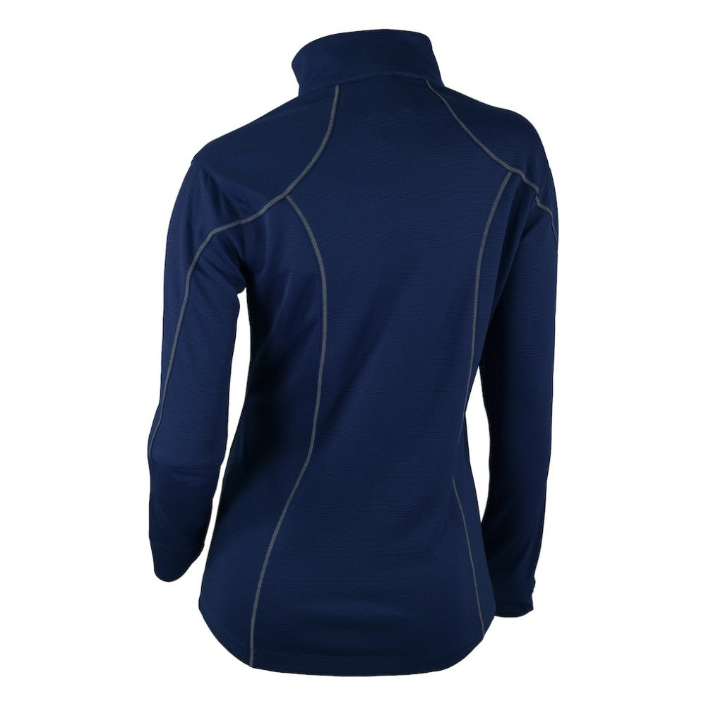 Colorado Avalanche Columbia Women's Omni-Wick Shotgun 2.0 Quarter-Zip Pullover Top Navy