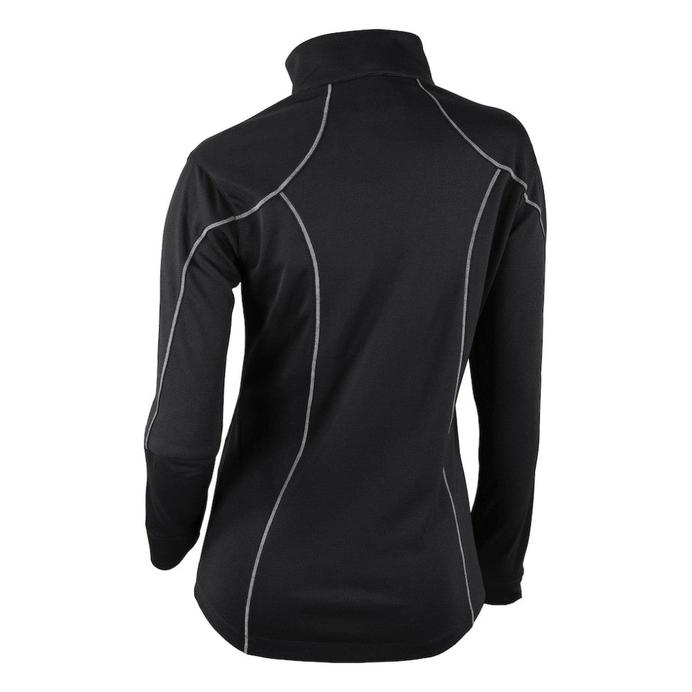 Philadelphia Flyers Columbia Women's Omni-Wick Shotgun 2.0 Quarter-Zip Pullover Top Black