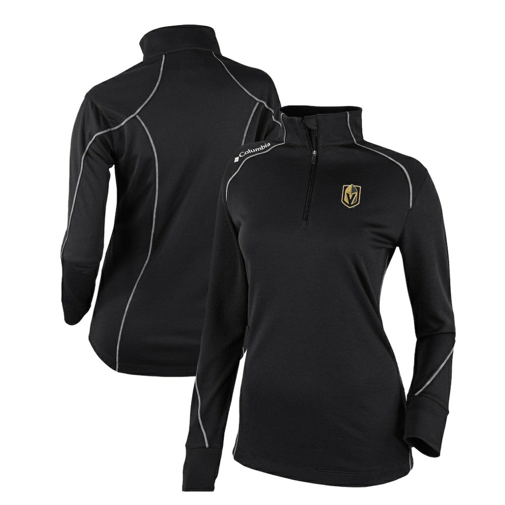 Vegas Golden Knights Columbia Women's Omni-Wick Shotgun 2.0 Quarter-Zip Pullover Top Black