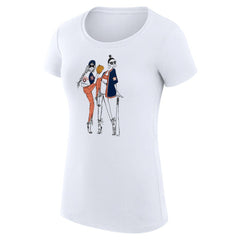 Houston Astros G-III 4Her by Carl Banks Women's Super-Slim Fit Lightweight Baseball Girls T-Shirt White