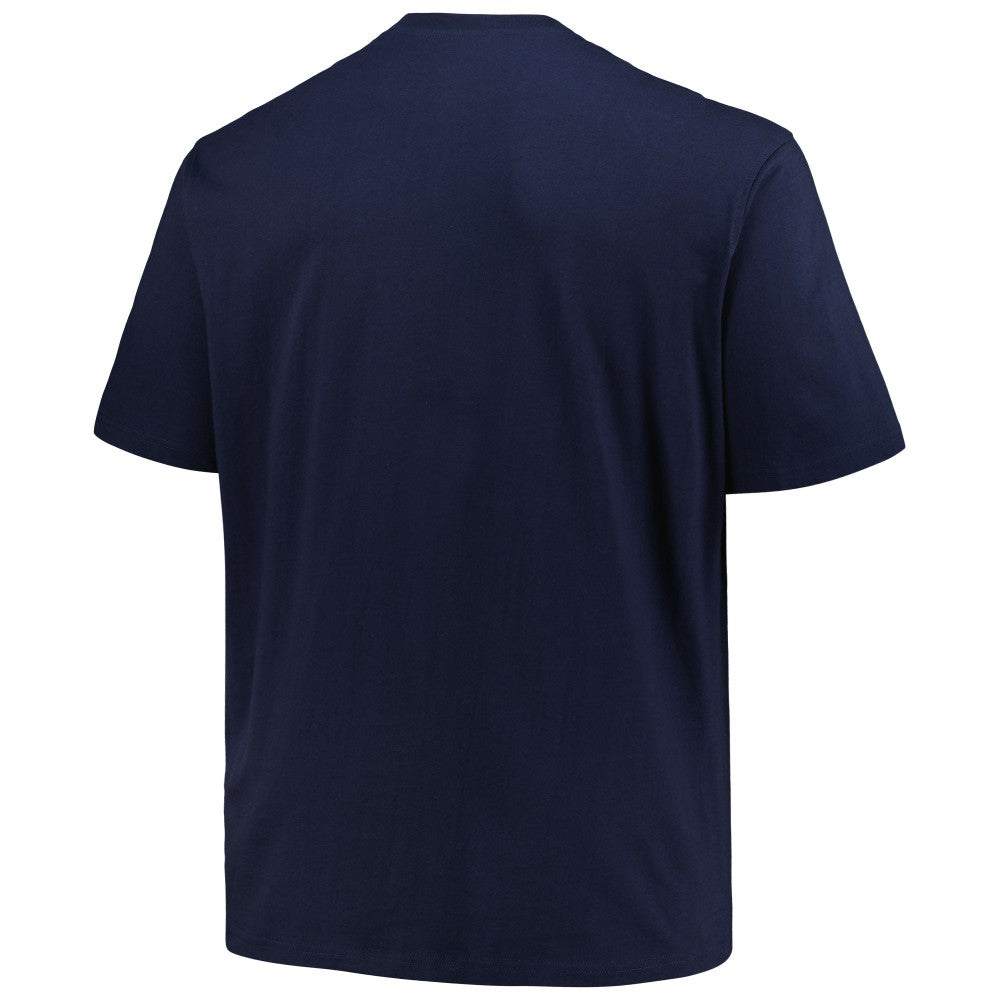 Milwaukee Brewers Profile Big & Tall Heart & Soul T-Shirt Navy