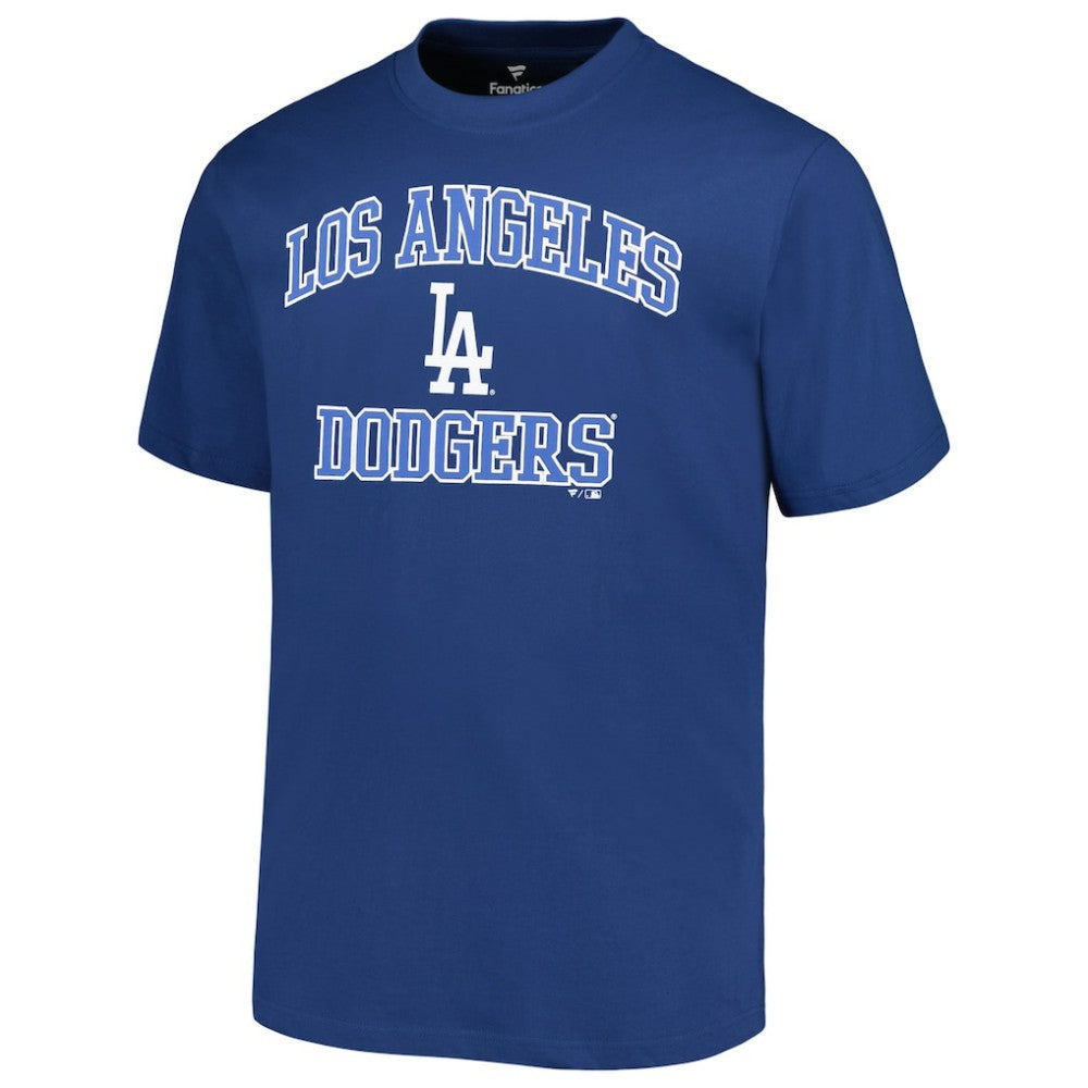 Los Angeles Dodgers Profile Big & Tall Heart & Soul T-Shirt Royal