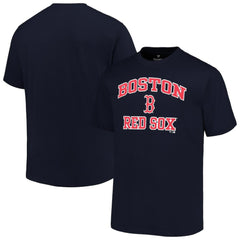 Boston Red Sox Profile Big & Tall Heart & Soul T-Shirt Navy