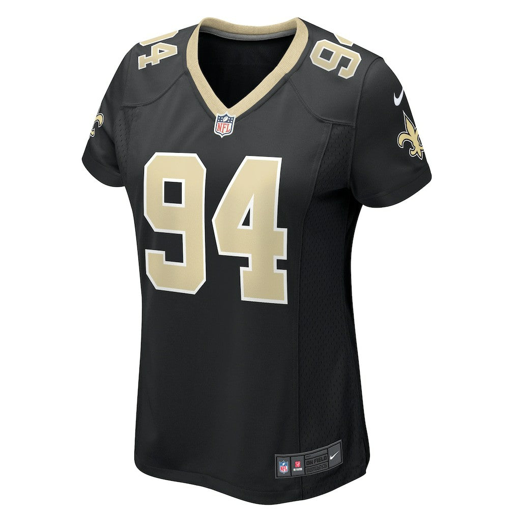 Cameron Jordan New Orleans Saints Women's Team Game Jersey - Black