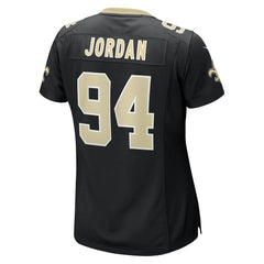 Cameron Jordan New Orleans Saints Women's Team Game Jersey - Black