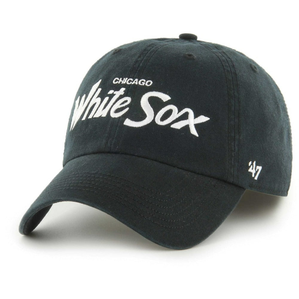 Chicago White Sox Crosstown Classic Franchise Fitted Hat Black | 47 brand