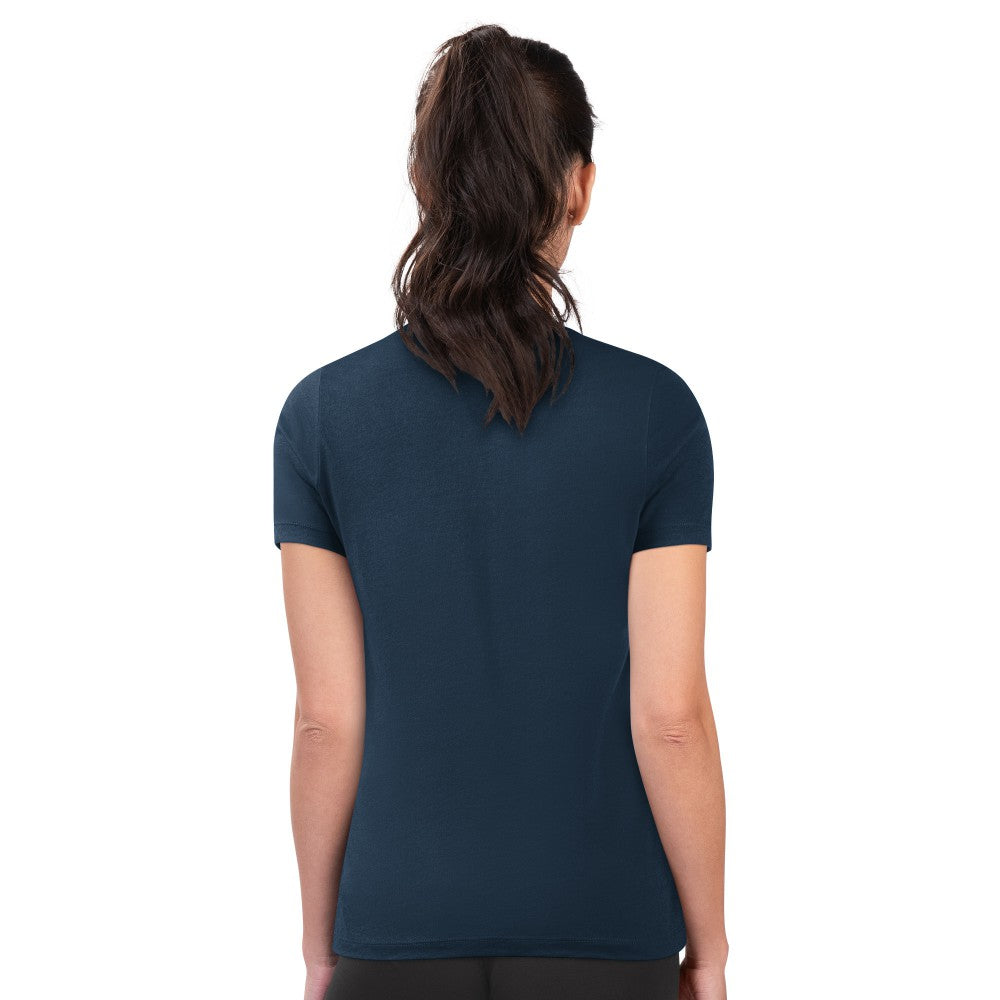 Cleveland Guardians G-III 4Her by Carl Banks Women's Super-Slim Fit Lightweight City Graphic T-Shirt Navy
