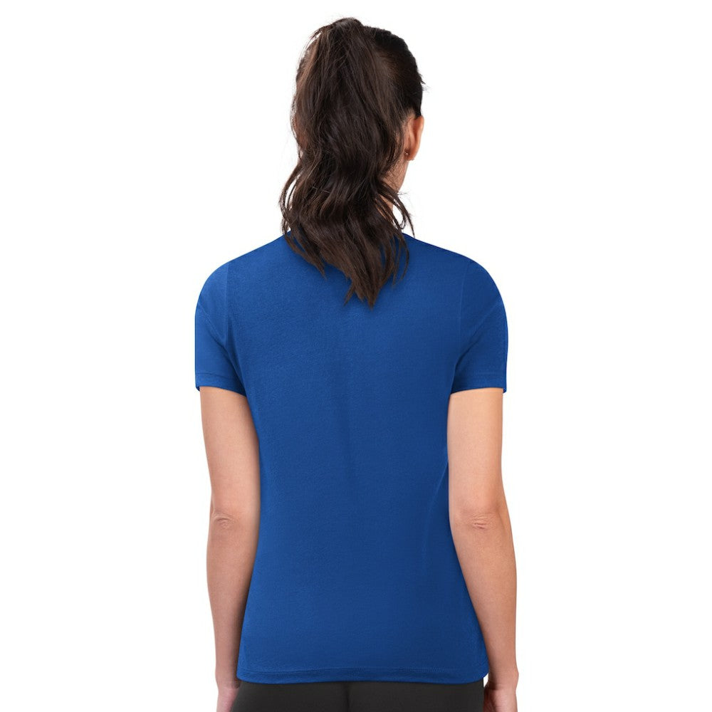 Los Angeles Dodgers G-III 4Her by Carl Banks Women's Super-Slim Fit Lightweight City Graphic T-Shirt Royal