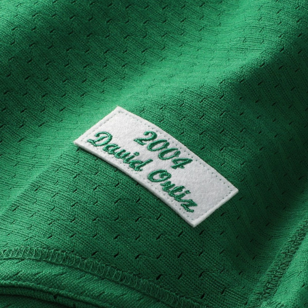 David Ortiz Boston Red Sox Cooperstown Collection Mesh Batting Practice Jersey Kelly Green | Mitchell & Ness