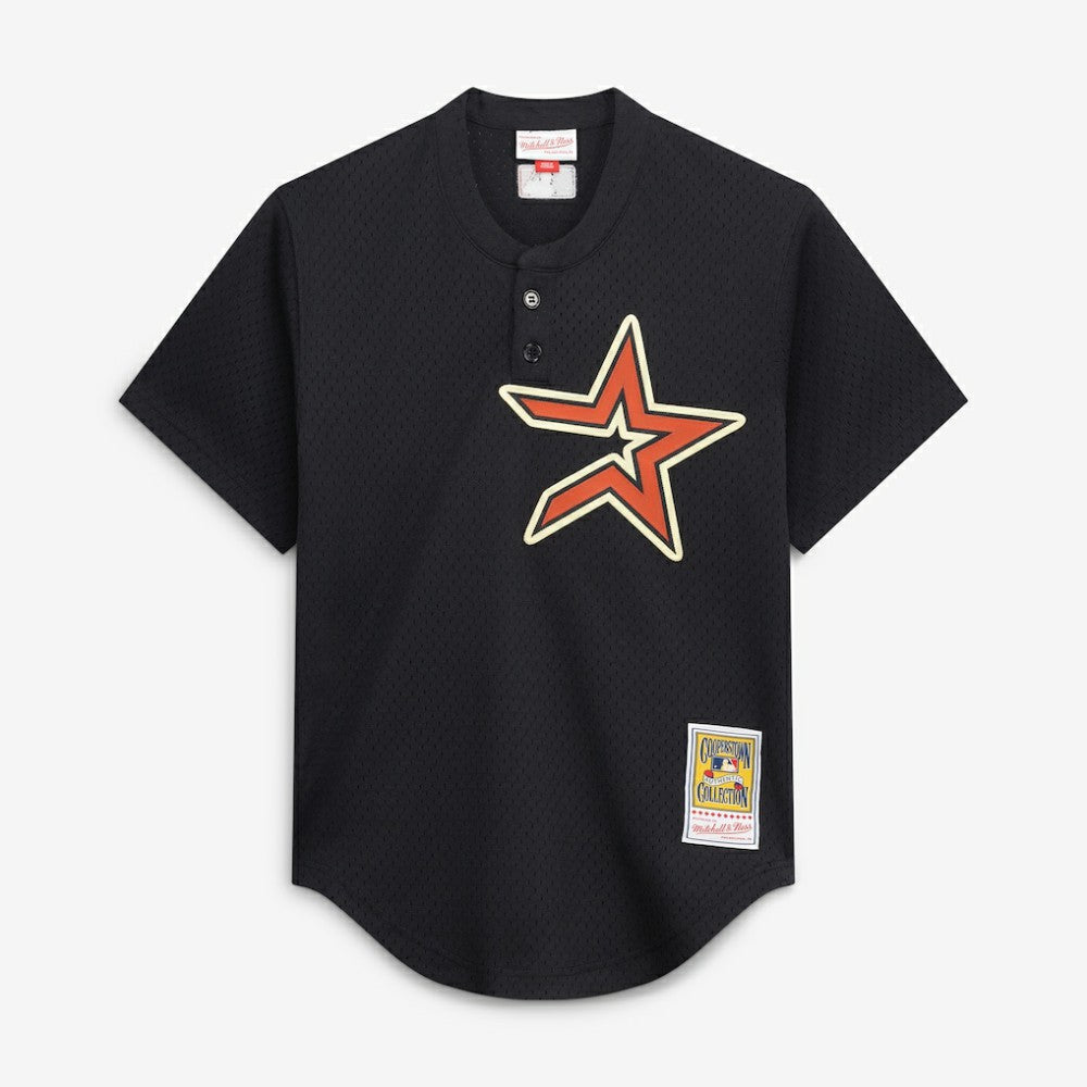 Jeff Bagwell Houston Astros Authentic Batting Practice Jersey Black | Mitchell & Ness