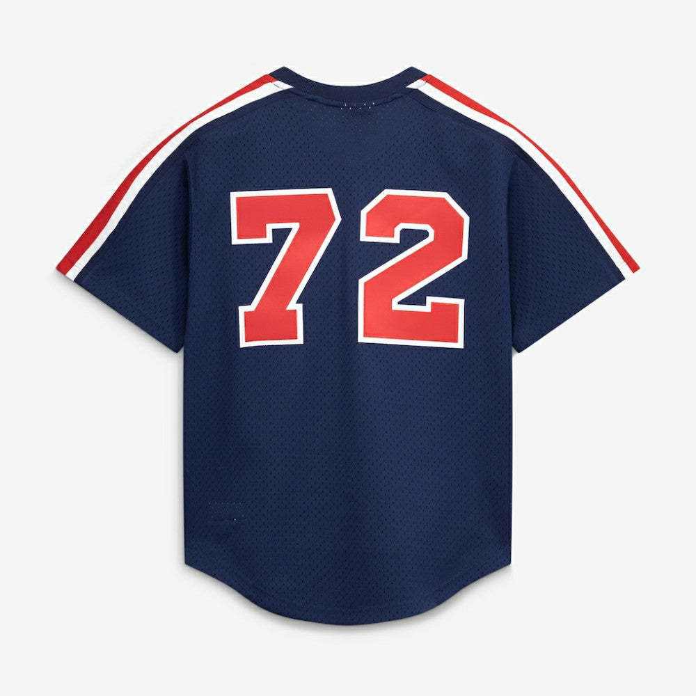 Carlton Fisk Chicago White Sox Authentic Batting Practice Jersey Navy | Mitchell & Ness