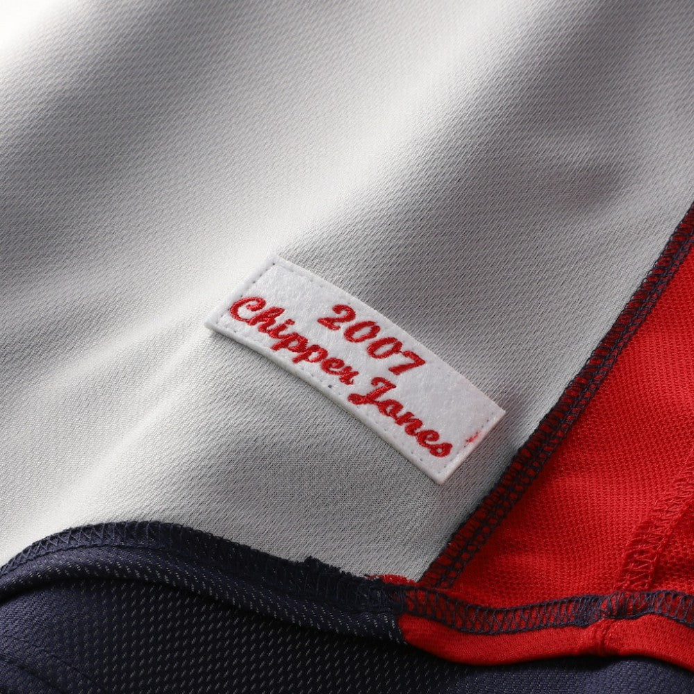 Chipper Jones Atlanta Braves Authentic Batting Practice Jersey Navy | Mitchell & Ness