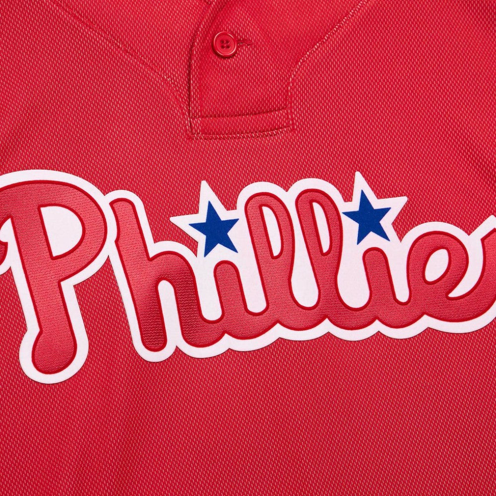 Roy Halladay Philadelphia Phillies Authentic Batting Practice Jersey Red | Mitchell & Ness