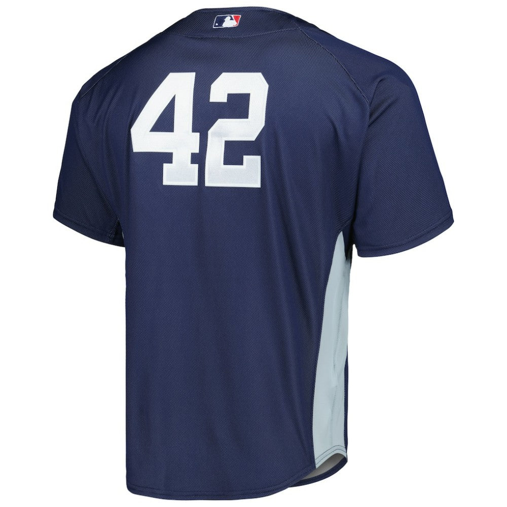 Mariano Rivera New York Yankees Mitchell & Ness Authentic Batting Practice Jersey Navy | New Era