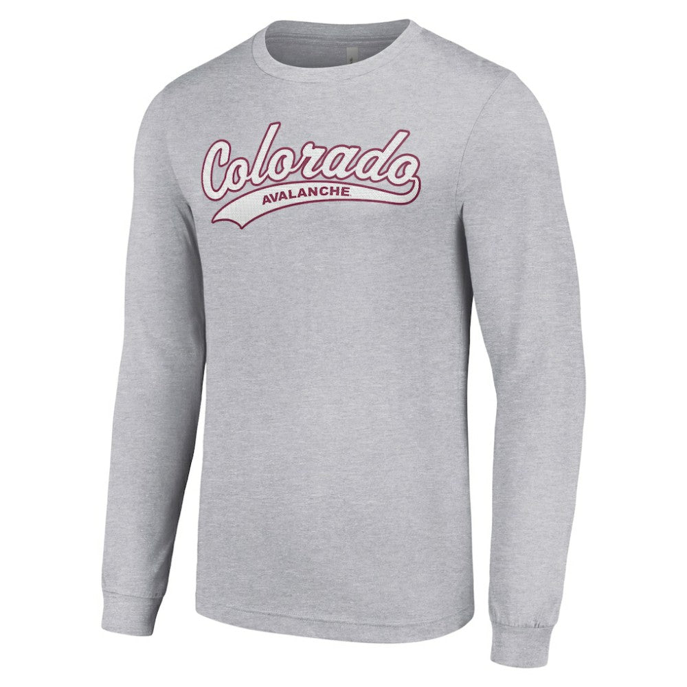 Colorado Avalanche Starter Tailsweep T-Shirt Heather Gray