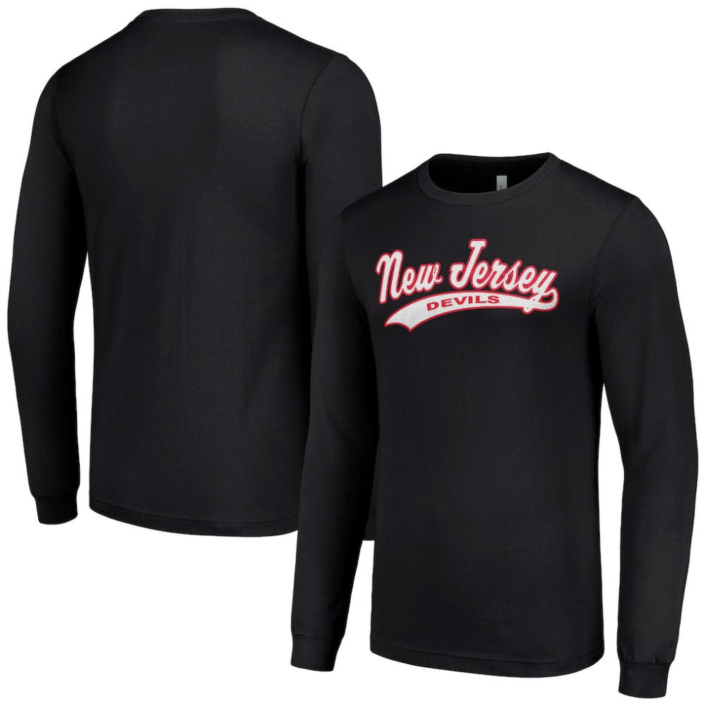 New Jersey Devils Starter Tailsweep T-Shirt Black