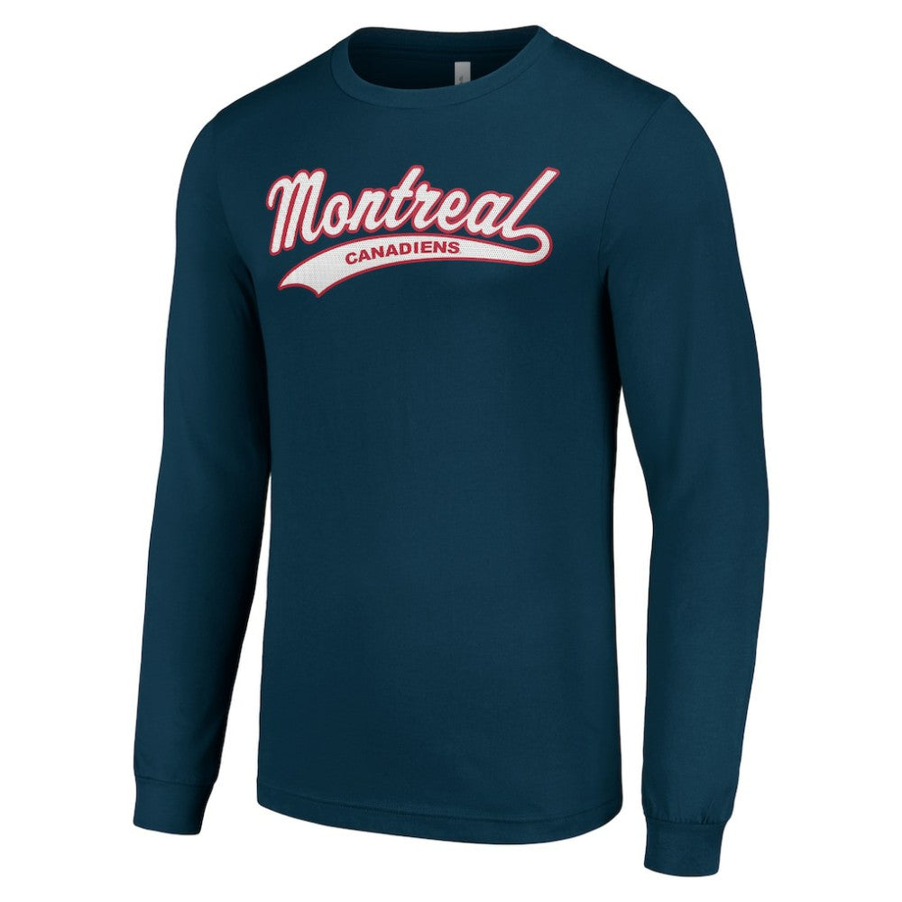 Montreal Canadiens Starter Tailsweep T-Shirt Navy