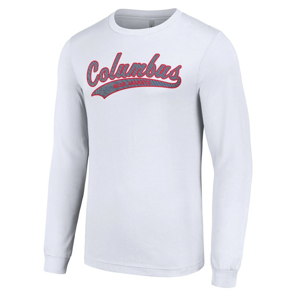 Columbus Blue Jackets Starter Tailsweep T-Shirt White